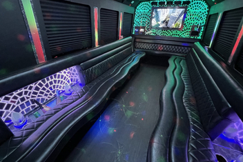 Muncie Limo Bus Interior